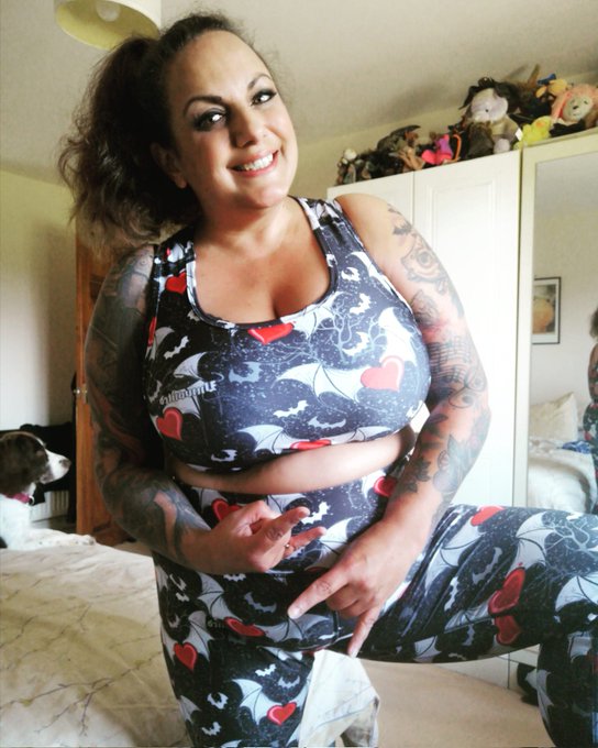 Today's gym attire is "batty for love"  from #unwontedapparel  Website: https://t.co/Pz8Zr8IfXc  Discount<a href="/tag/unwontedapparel"class="tags">#unwontedapparel</a><a href="/tag/alternativefashion"class="tags"><span>#alternativefashion</span></a><a href="/tag/alternativegymwear"class="tags"><span>#alternativegymwear</span></a><a href="/tag/goth"class="tags"><span>#goth</span></a>