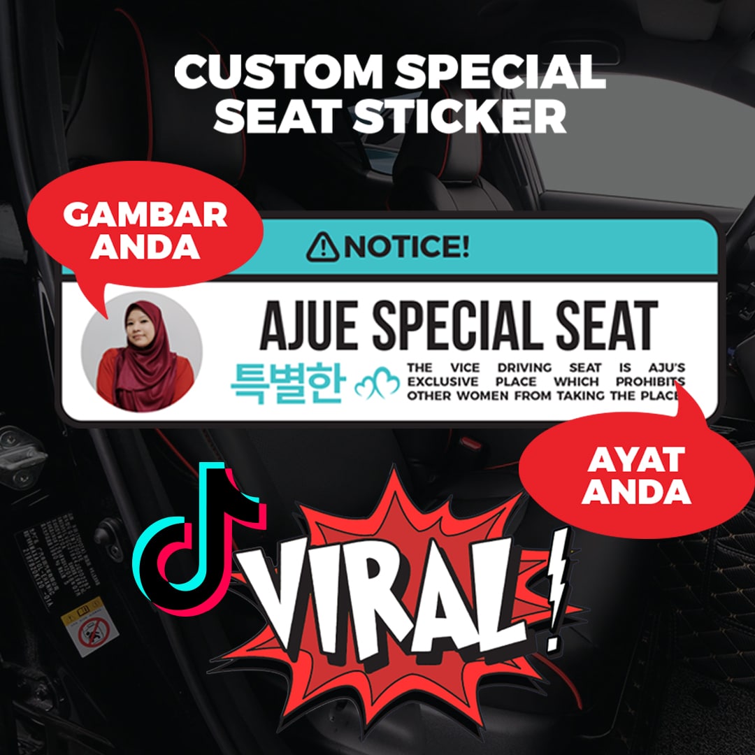 designprint69's tweet photo. Tiktok Viral Special Seat ⚠️ Sticker 
https://t.co/2kibGODNRB https://t.co/7x4wlp0Efj
