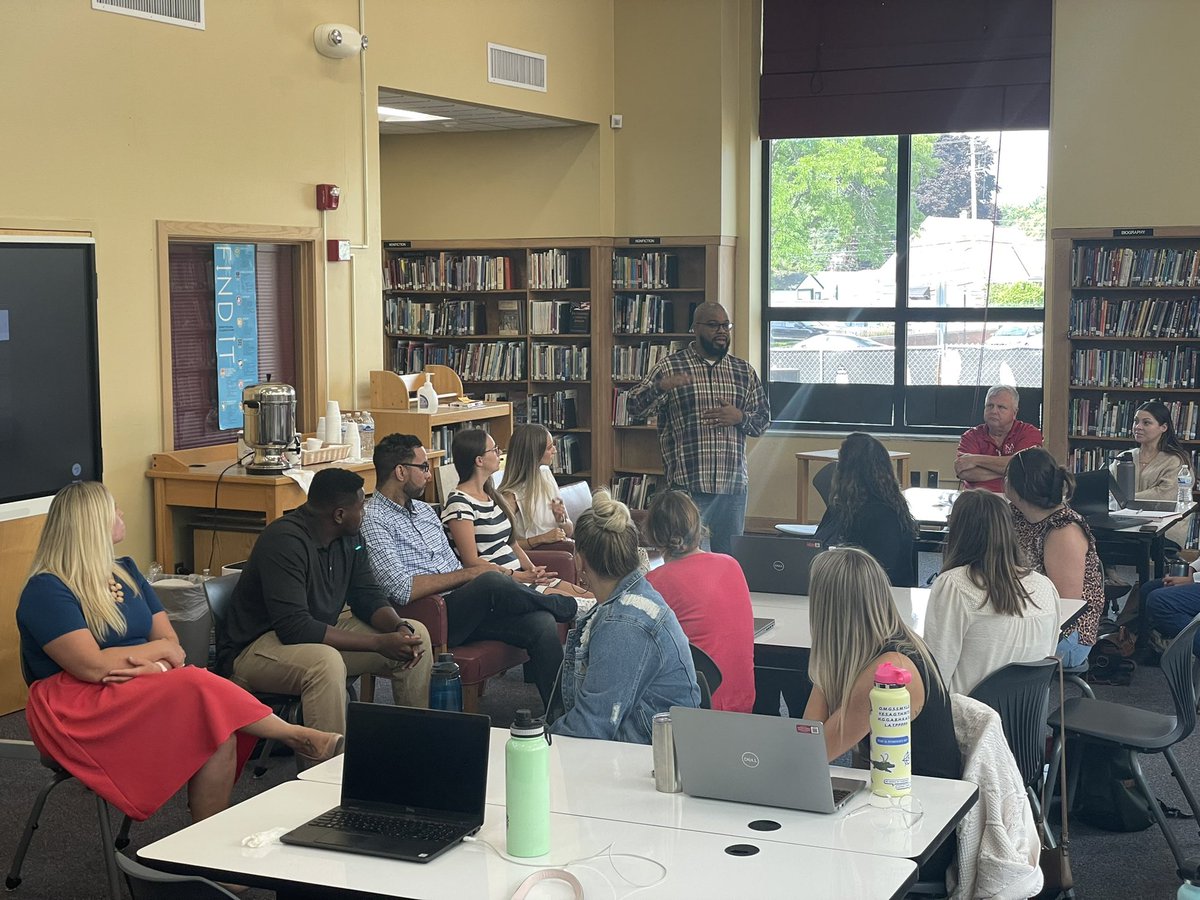 One of the best portions of New Teacher Orientation is our panel of GPPSS teachers with 1-3 years experience sharing their stories and answering questions to our new staff. What an amazing crew! #gppssproud #gppssvoices