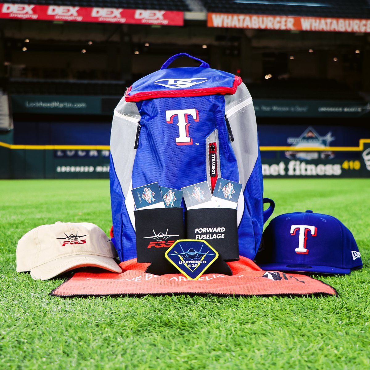Texas Rangers (@rangers) on Twitter photo .<a href="/LockheedMartin/">Lockheed Martin</a> Commanders' Classic Giveaway! 🚨
RT and follow <a href="/CommandersClsc/">Commanders' Classic</a> & <a href="/GlobeLifeField/">Globe Life Field</a> for a chance to win this prize pack and 4 tickets to this year's game! .<a href="/LockheedMartin/">Lockheed Martin</a> Commanders' Classic Giveaway! 🚨
RT and follow <a href="/CommandersClsc/">Commanders' Classic</a> & <a href="/GlobeLifeField/">Globe Life Field</a> for a chance to win this prize pack and 4 tickets to this year's game!