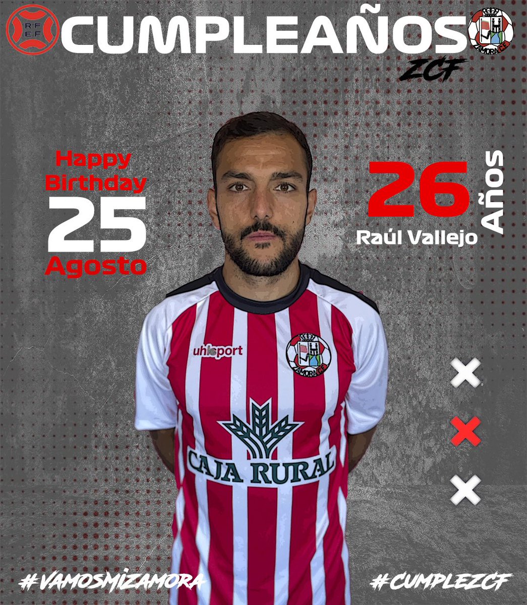 CUMPLE ZCF🎁🎂|

Hoy cumple años nuestro balón de oro leonés 🦁

Uno de los héroes de los ascensos🥰

¡Ojalá sigas cumpliendo muchos años con nosotros!🎁⚽️

#VamosMiZamora