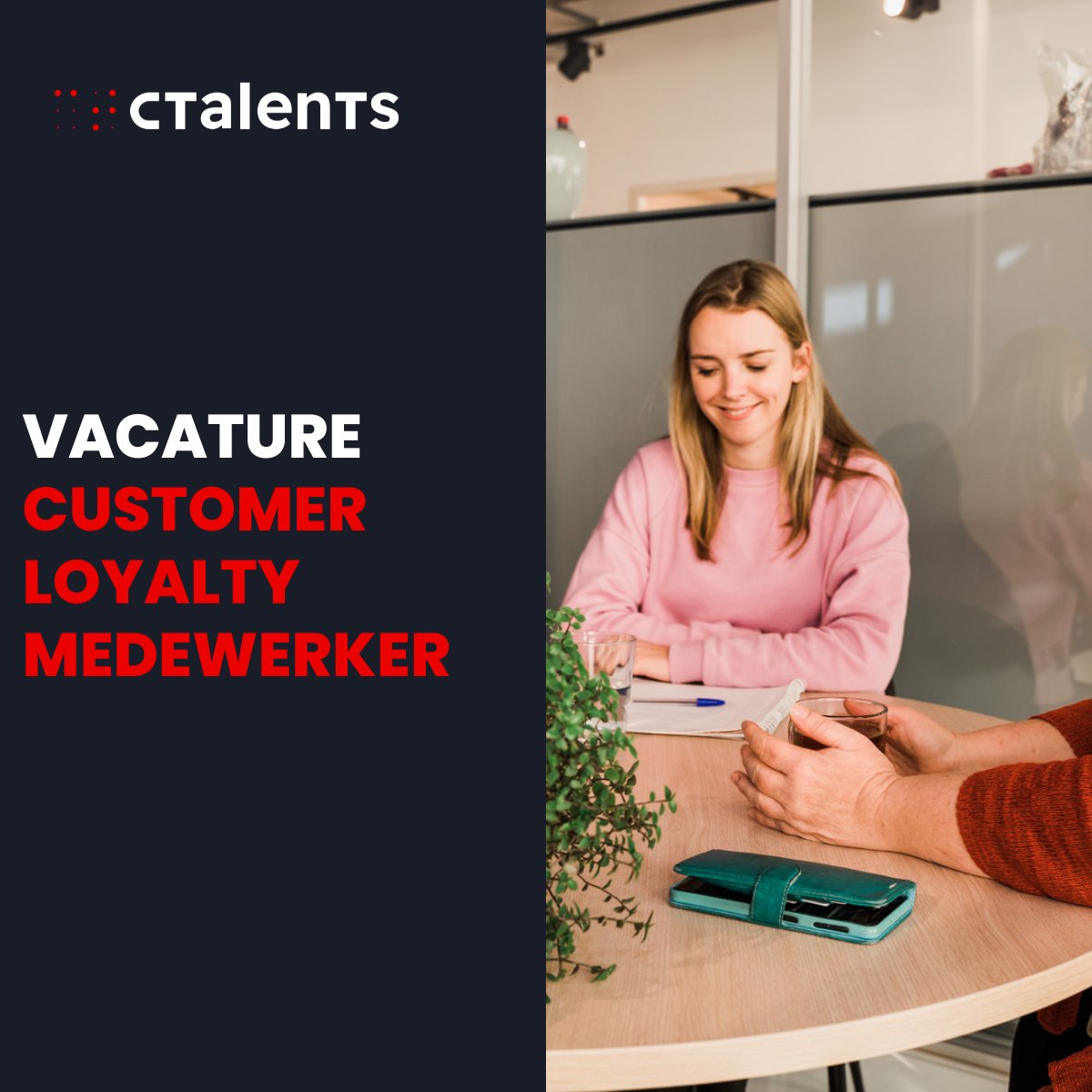 Klanten helpen, digitaliseren en inspireren! Spreken die kreten jou aan? Dan klinkt het alsof jij een goede Customer Loyalty Medewerker zou zijn!

Solliciteer hier: hubs.ly/Q01kQ-2g0

#Vacature #Amsterdam #Blind #Slechtziend #Doof #Slechthorend