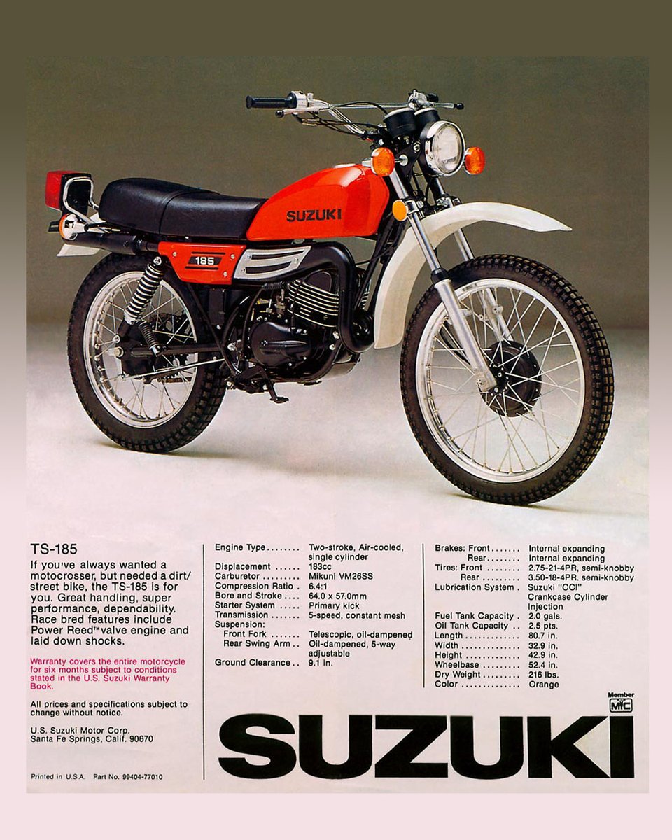 ts様ご確認用 TBT Throwback to the 1977 Suzuki TS-185 “If you've always wanted a
