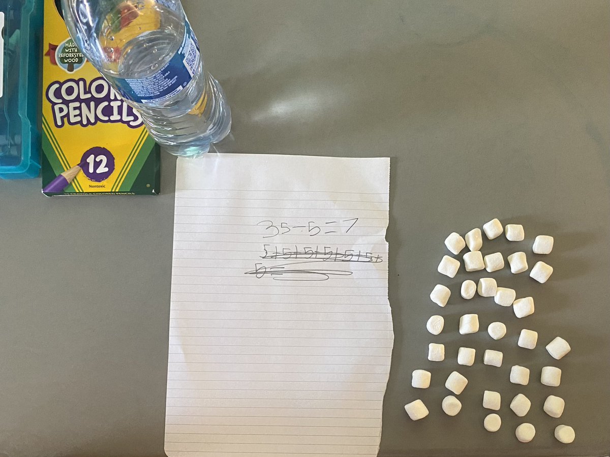 Students got creative while exploring division. They created their own equations using equal groups and arrays! #mathisfun #creeklife