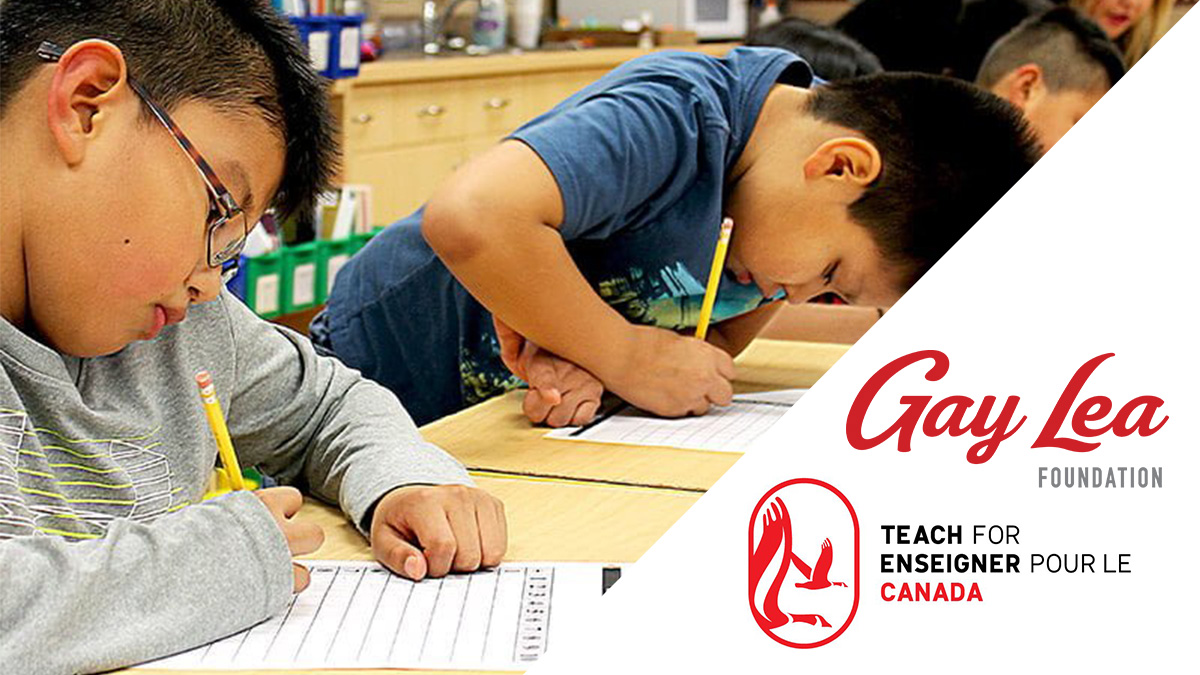Canadian public schools may be among the best in the world, but high overall quality masks deep inequality. Visit bit.ly/GLF_TeachForCa… to learn how the #GayLeaFoundation is helping <a href="/TeachForCanada/">Gakino'amaage: Teach For Canada</a> drive stable &amp; supportive school environments in Canada’s northern First Nations