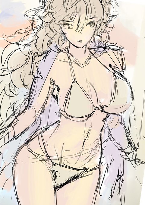 悩みながら前のラフをまた練るなどしている 