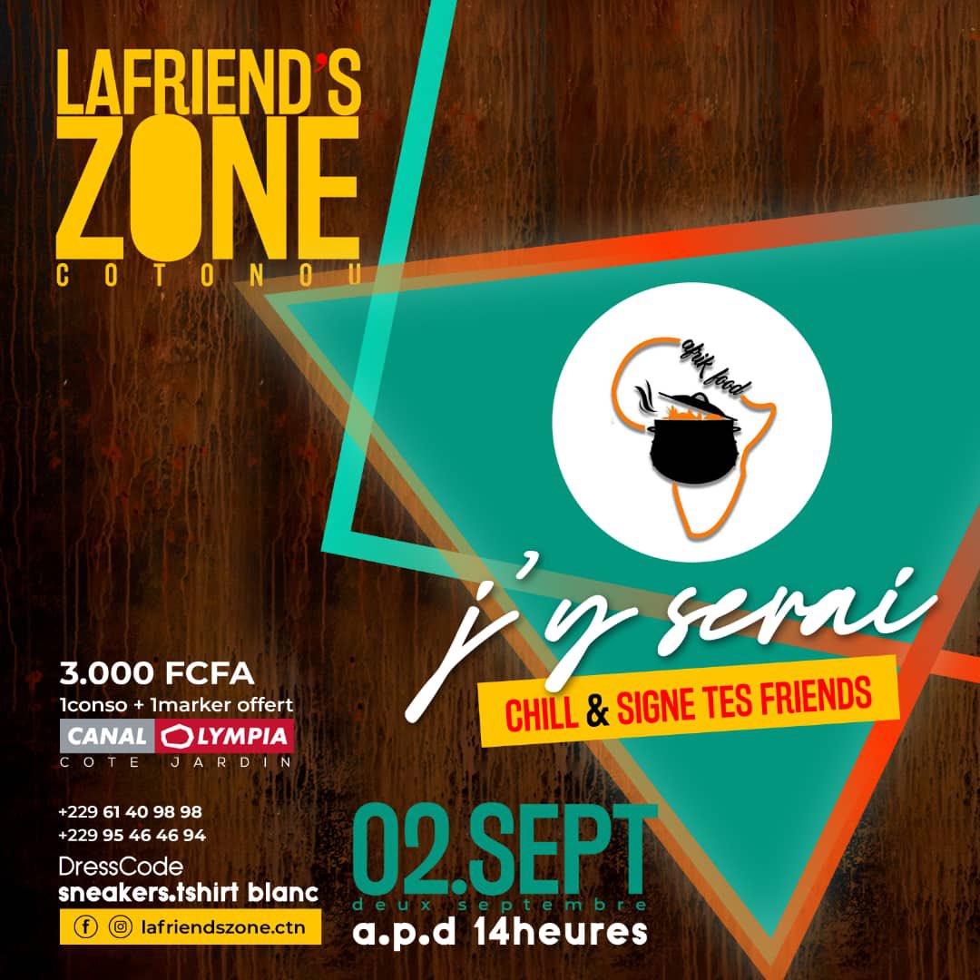 BusinessBenin's tweet photo. chill &amp; signe tes friends 🔥 

Commande ton PASS au : (+229) 61409898 / 95464694

Facebook / Instagram : @Lafriendszone.ctn

#LaFriendsZoneCtn #Cotonou https://t.co/4WHe8WNs2q