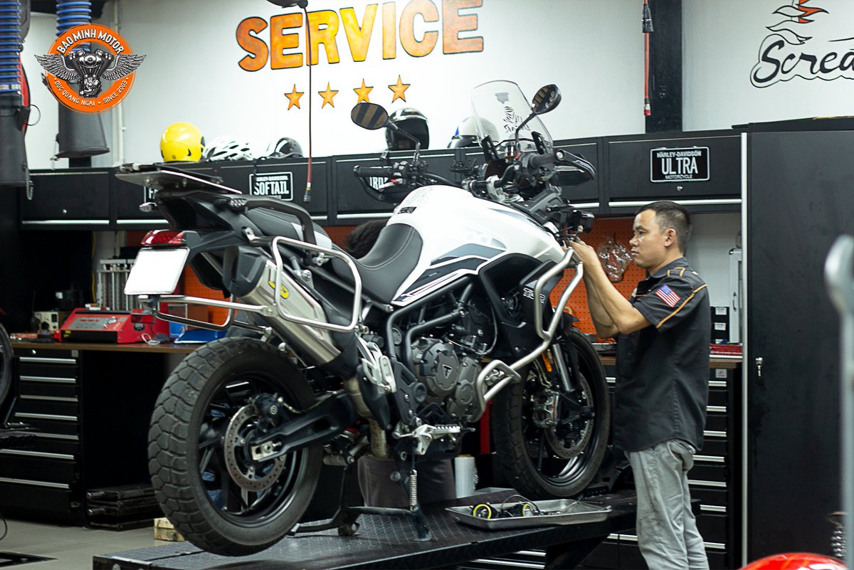 uc_ngai's tweet photo. #triumph #motorservice #motorducquangngai #tiger900 #triumphservice https://t.co/EFtAuxXMvh