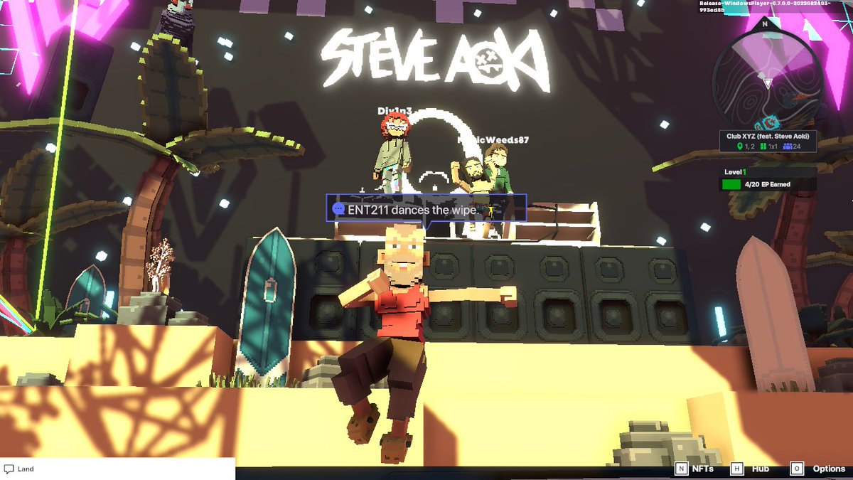 ent_strange's tweet photo. @TheSandboxGame @steveaoki I just participated in the #SandboxAlphaS3Giveaway for a chance to win 500 SAND! On stage with Steve Aoki, check out my screenshot below!
👇 https://t.co/SgaGUkNfit