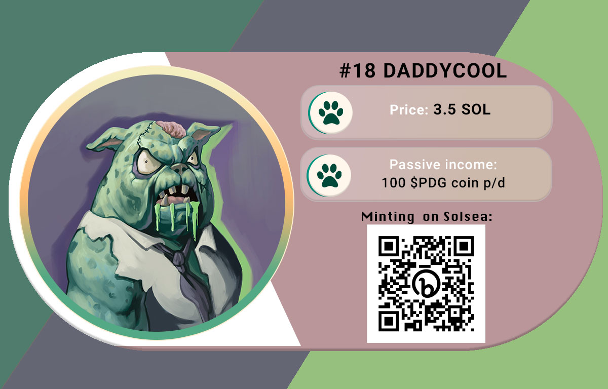 DaddycoolNft's tweet photo. Hide your brains!🧟‍♀️
#18daddycool is on a hunt! If you are a zombie fan, you can't miss this NFT: https://t.co/sBGbfMl9L2 

Still, time to join the #daddycool owners, with #passiveincome for each NFT per day, you can only win!
#NFT #nftart #NFTcollectible #OneOnOneNFT https://t.co/xlItNfcxPR