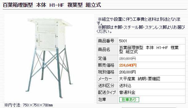 評価 工事資材通販 ガテン市場百葉箱 本体のみ 75型 理振型 両屋根タイプ 750×750×780 マイゾックス