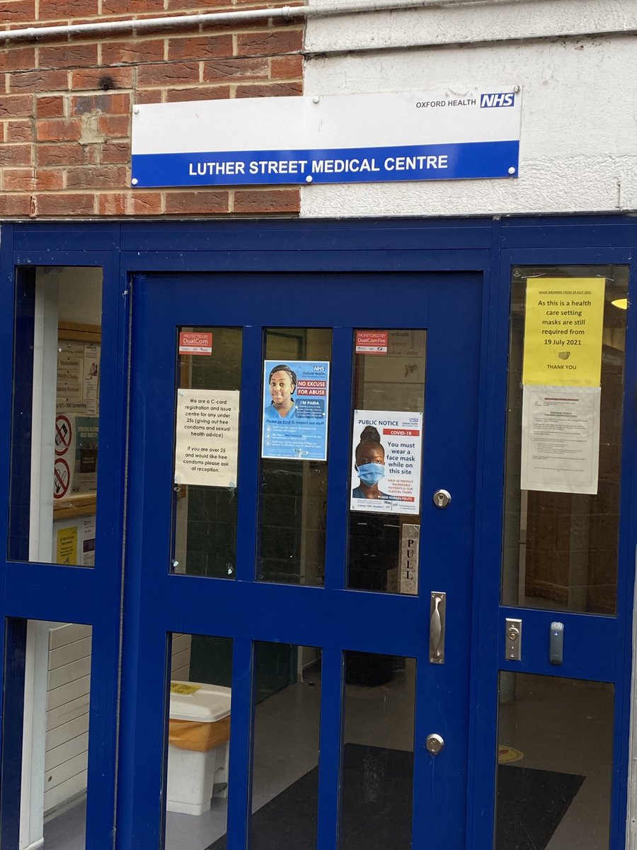 Just had the privilege of visiting the Luther Street Medical Centre ⁦@OxfordHealthNHS⁩ & meeting some of the team who do amazing work to support the homeless population of Oxford