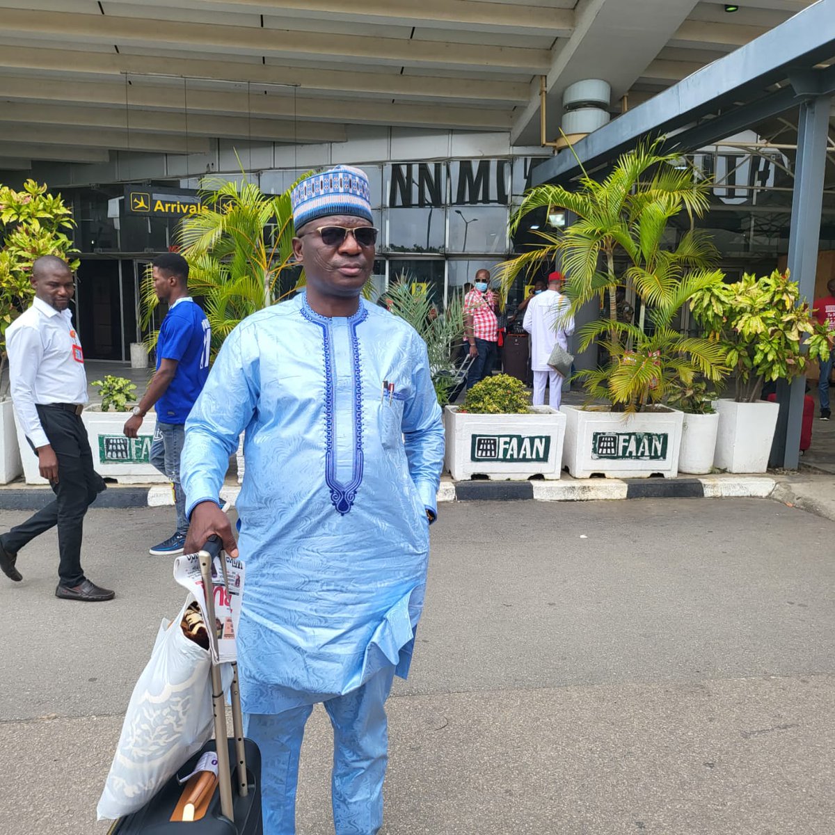 NgProductivity's tweet photo. The Director General, National Productivity Centre, Dr. Kashim AKOR has just landed at Nnamdi Azikiwe International Airport, Abuja after a successful outing in Ilorin, Kwara State. To God be the glory! #NPC #Productivity #ngproductivity #NPCmediateam https://t.co/uPFPTzakDY