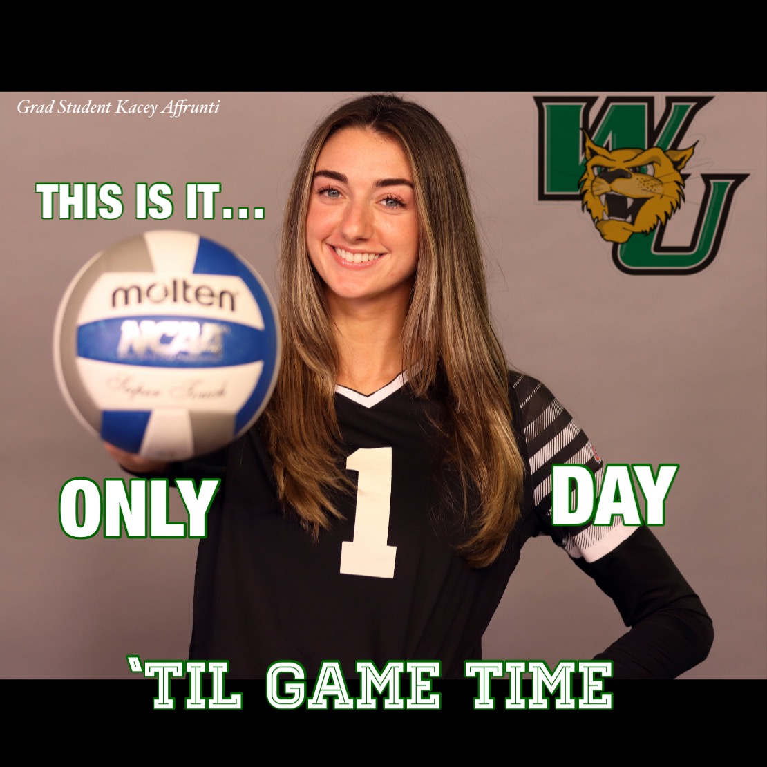 One more sleep til game day! Let's do this.