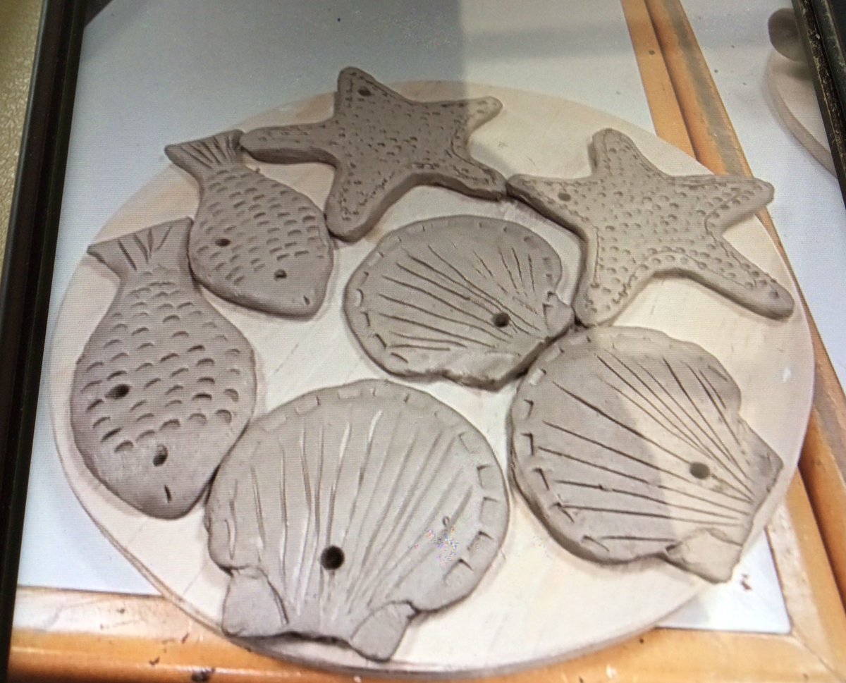 gallery_bay's tweet photo. Clay workshop on Tuesday. All ready for the kiln. https://t.co/lzPevYZQDp
