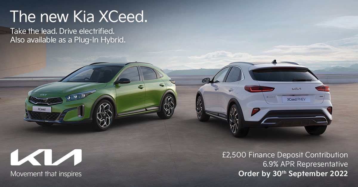 The crossover. Redefined. 

The strikingly sporty new Kia XCeed excites the eye from all angles. Available in a choice of powerful, efficient powertrains, including Plug-In Hybrid. 

#KiaXCeed #KiaUK #MovementThatInspires 

*Featured image: GT-Line S / UK spec may vary