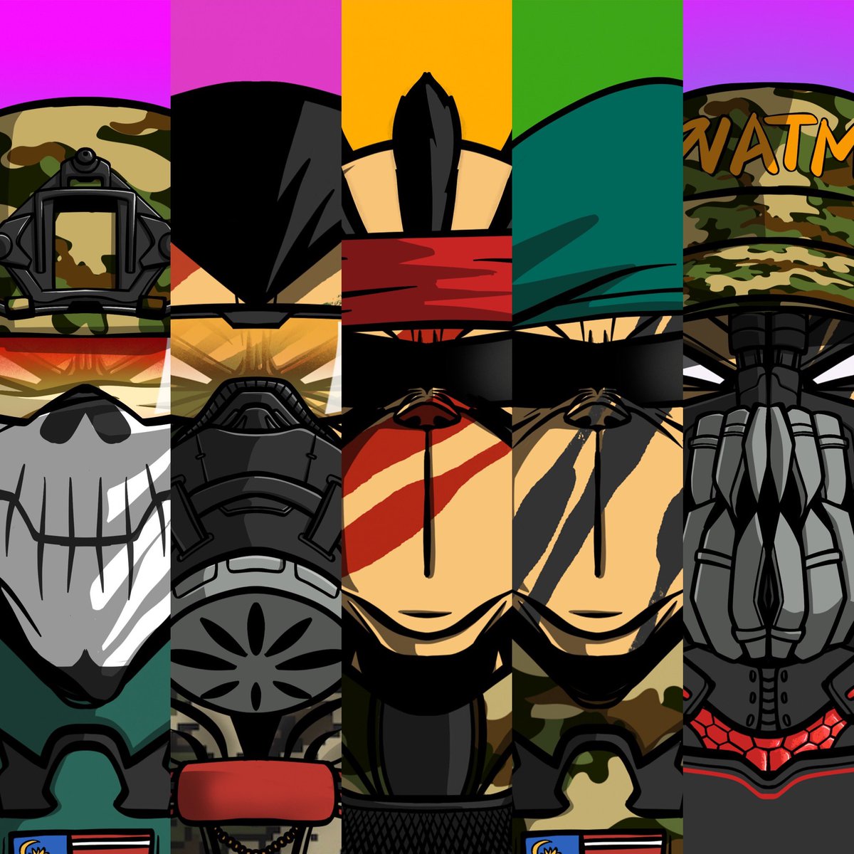 🇲🇾 DROP SOON 
BADAPE X PVATM (Persatuan Vateran Angkatan Tentera Malaysia)

65 Merdeka Edition NFT
Charity : 80% Sale will go for PVATM

#merdeka65