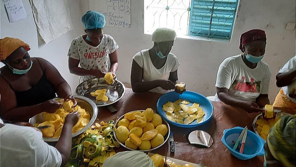ong3D's tweet photo. NYASSIA- FILIERES MANGUE ET ANACARDE : l'ONG 3D, en partenariat avec @AndaluciaJunta à travers la @FMusol, forme des acteurs sur les techniques de transformation.
#ONG3D #agriculture #mangue #anacarde #femmes #alimentation #autonomisation #formation #Ziguinchor https://t.co/aga5x6kMWR