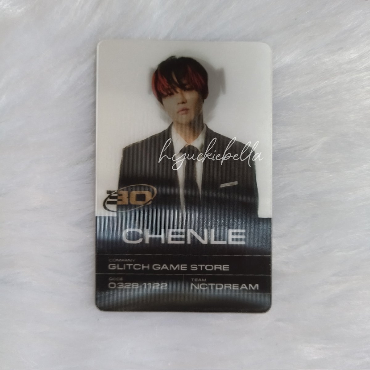 ✦ . . .  #hyuckiebellasells !

chenle glitch mode digipack &amp; scratch ver. lenticular pc set - 270 + sf

𓏔 free pf (will reuse materials). payo. onhand. mint condition.
𓏔 check moments for more details.
𓏔 reply mine or dm !

𖤘 wts lfb nct dream ph