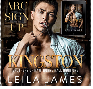 ARC SIGN-UP for Kingston by Leila James is OPEN
Sign up here:
linktr.ee/authorleilajam…
#leilajamesauthor #kingstonbook #brothersofhawthornehallseries #bullyromance #whychooseromance