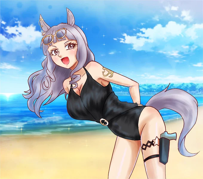 水着ゴールドシップ#ウマ娘 #ゴールドシップ#ゴルシ #イラスト 