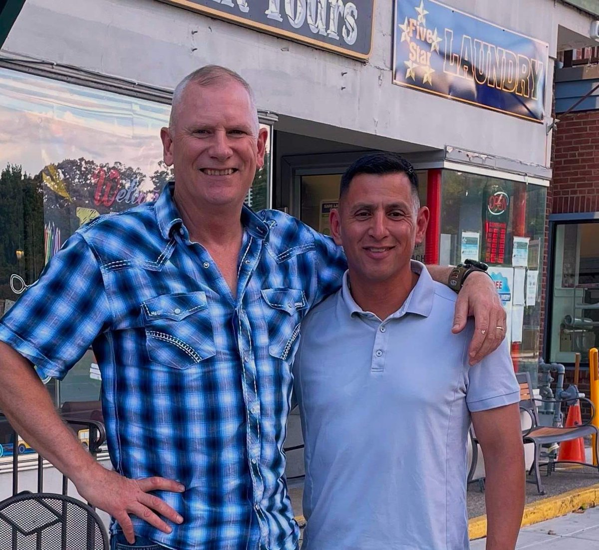 shademunday's tweet image. Been 26 years since I saw then CPT Christian Kubik..….he inspired me as a young PFC in Germany in the 502nd Assault Float Bridge Company. Served as his driver…where it all started. #greatvisit #SLTW #RiverRats