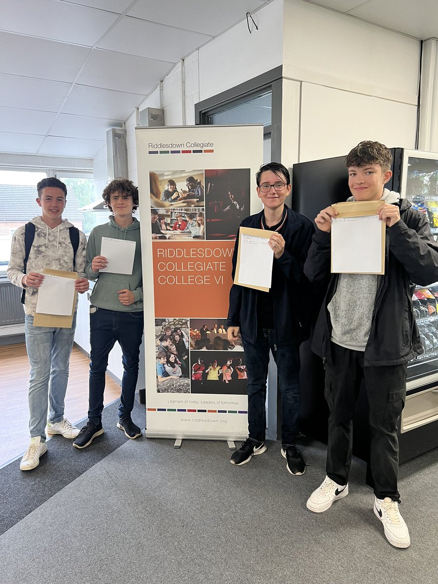 Lots to celebrate for Year 10 students collecting their GCSE RE results. Congratulations to all students on some excellent achievements!