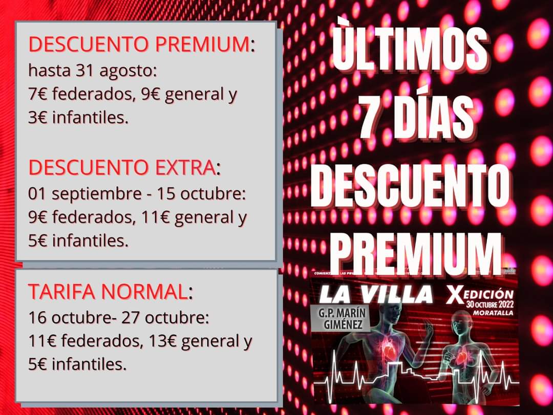 cdfilippedes's tweet photo. ¿AÚN NO TE HAS INSCRITO?😯
🏃‍♂️🏃‍♀️🏃‍♂️🏃‍♀️🏃‍♂️🏃‍♀️🏃‍♂️🏃‍♀️🏃‍♂️🏃‍♀️🏃‍♂️

Próximo 31 de agosto finaliza el plazo de inscripciones PREMIUM.

APROVECHA el descuento de 4 euros en carreras absolutas y 2 euros en infantiles!!

INSCRÍBETE EN 👇👇👇👇👇
https://t.co/6NsigSTdty

@la_famu @LigasRunningRM https://t.co/QmrVHRdJuX
