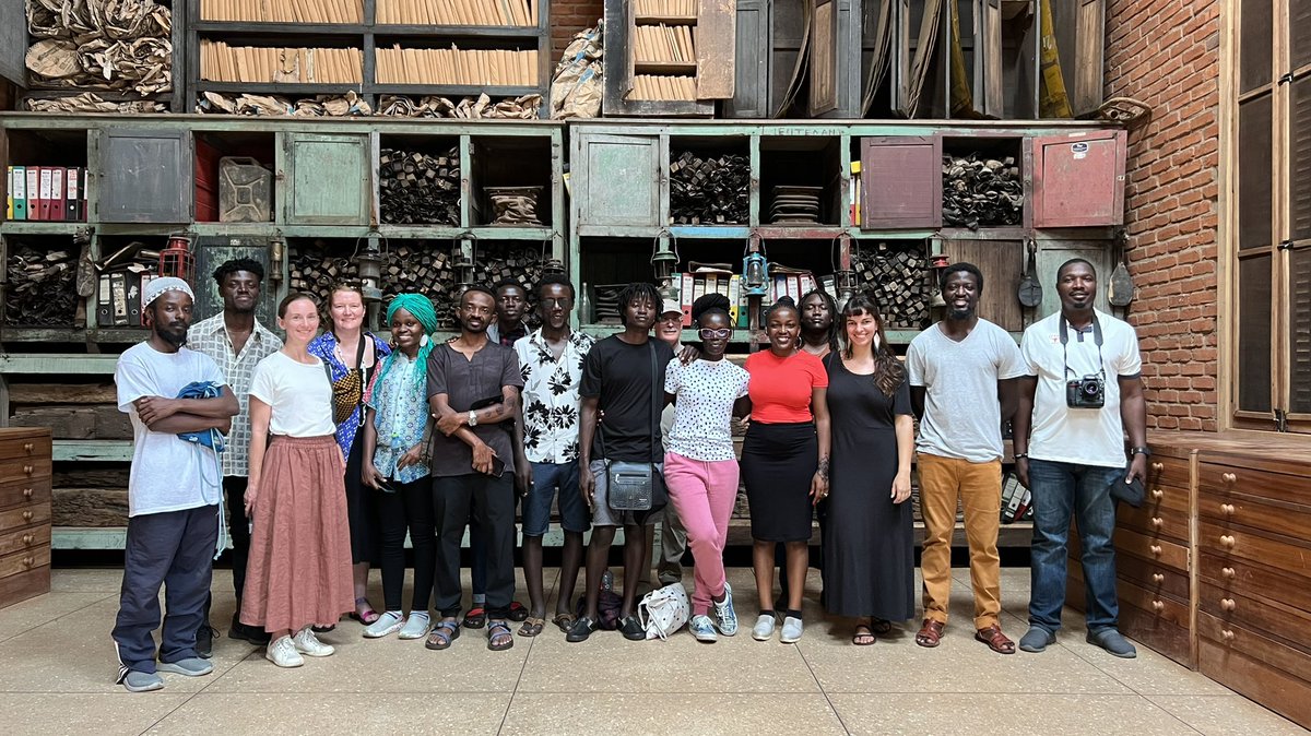 ibrahim_mahama's tweet photo. Underground collective from Uganda and University of Michigan Ann Arbor. #educationalvisit #redclaytamale #ghana #uganda #USA https://t.co/QqLdLnqVBD