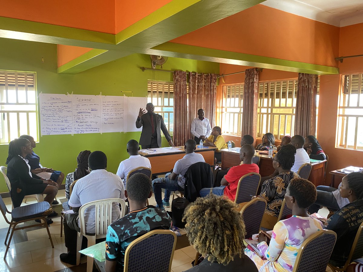VPKalibbala's tweet photo. @baguma_filbert General Secretary @UNATU_ORG joined us for the training of Assessors in Wakiso thanked them for accepting to take part in the #ALiVEUG and he wishes them the best as they start the assessment tomorrow. #LifeSkillsAssessment https://t.co/07C9SG3OyA