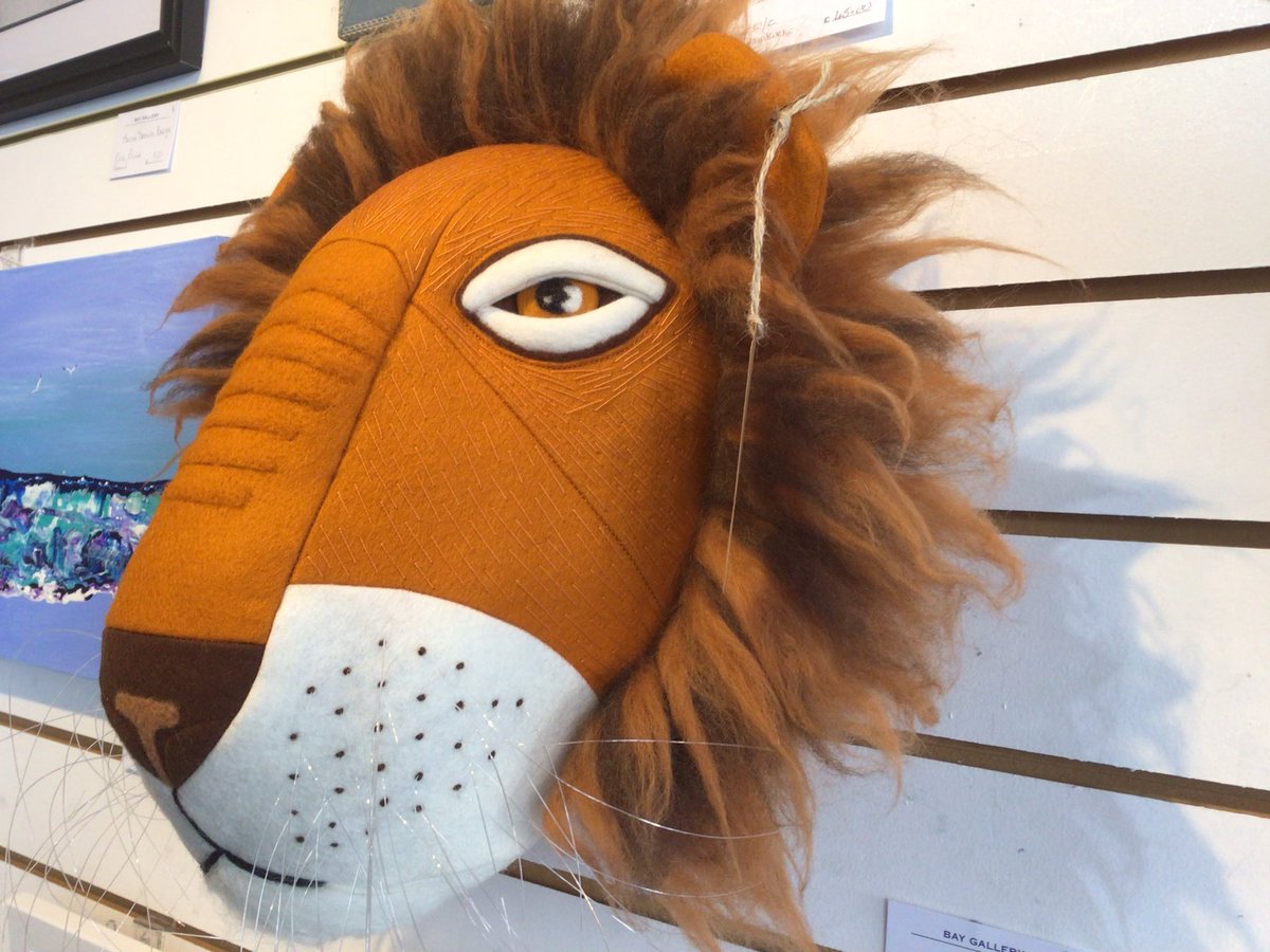 gallery_bay's tweet photo. Sylvia Ewing’s felt taxidermy. https://t.co/mjgiz6XO6S