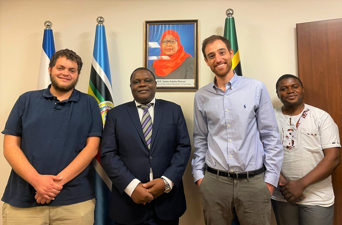 On 25.08, Mr. Tomer Nissimyan, CEO, EuroTech Com. &amp; Mr. Nevo Atia, GM, Green2000 attended an auspicious 1st meeting with H.E. Alex Kallua, &amp; Mr.  Mwakitwange, FA.
They plan to open another HQ operating fully in TZ, employing local prof. and bringing new techs to the mining sites.