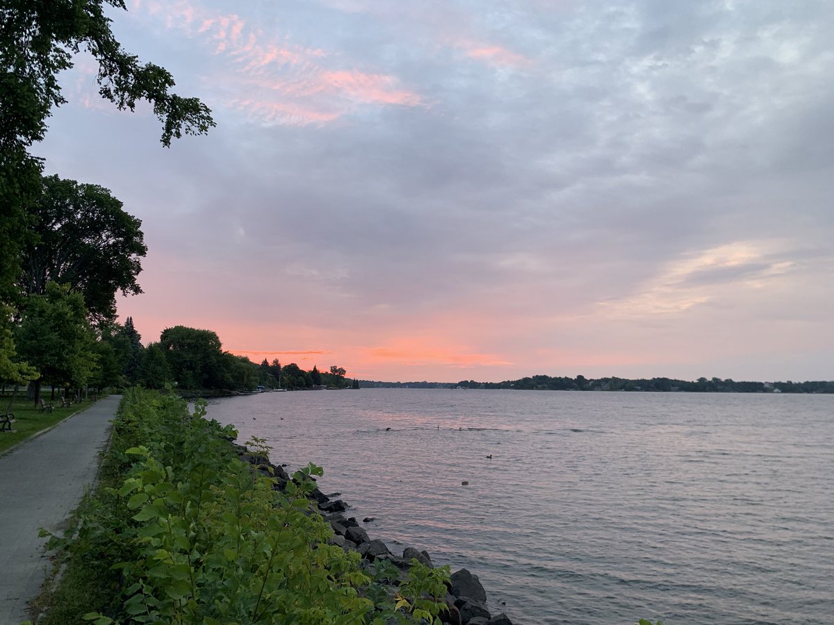 One upside to waking up early