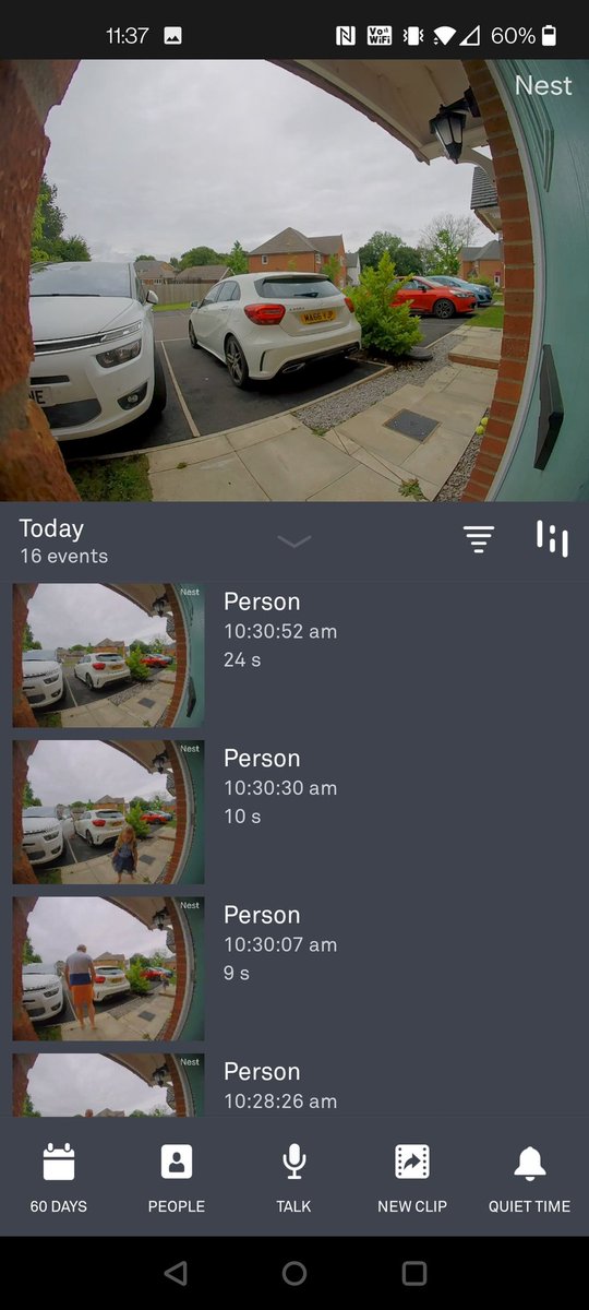 Natty_leeeee's tweet photo. @dhlexpressuk @DHLParcelUK @DHLParcelUK i have just had a notification that a calling card was left, however there is no calling card here and as you can see from my doorbell camera checked at 11.40 there has been no people since my family were outside at 10.30. what a joke. @dhlexpressuk https://t.co/LTXBjo6EZN