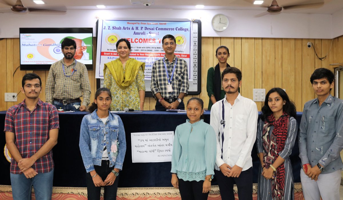 amroli10's tweet photo. Date : 25/08/2022, Thursday ; “Inter Class Mahatma Gandhi Quiz Competition”.
.
.
.
.
.
#amrolicollege #JZShah #HPDesai #MahatmaGandhi #QuizCompetition #InterClass #InterClassCompetition #InterClassMahatmaGandhiQuizCompetiton https://t.co/jRKuyuNsXS
