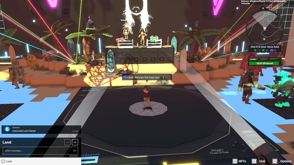 adara_bennett's tweet photo. @TheSandboxGame @steveaoki I just participated in the #SandboxAlphaS3Giveaway for a chance to win 500 SAND! On stage with Steve Aoki, check out my screenshot below!
👇 https://t.co/X0tZBUvddL