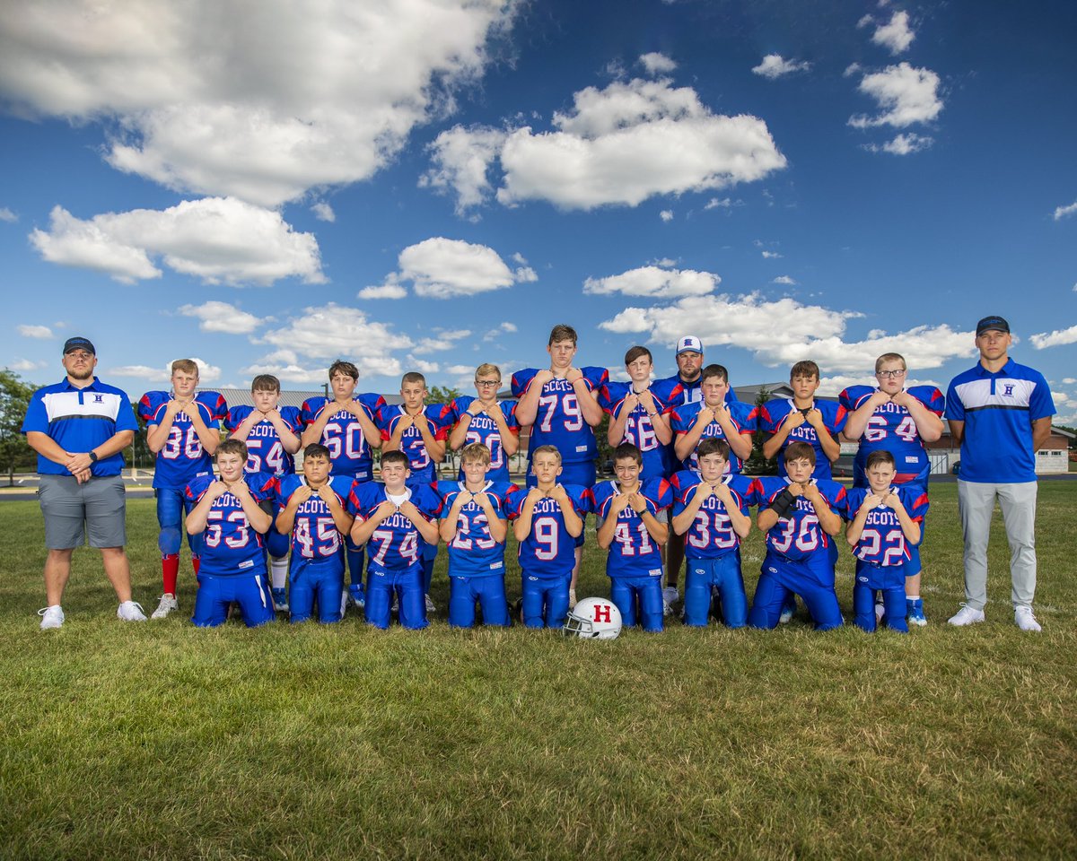 HLSD_AD's tweet photo. Good luck to our 7th/8th grade @scotfootballhhs teams tonight at home vs Galion. 7th grade game starts at 5pm. All tickets $5. #GoScots #ForEachStudent @HMS_Scots @MrBradleyHMS @hlsdsports @scotsection_20 https://t.co/lkZ9bOrpo3