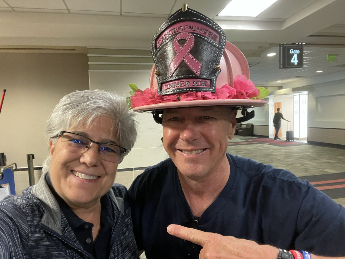 It was great meeting Cancerfighterdale this morning on his way to BOS to start his cancer walk journey! Thank you Dale! #goodleadstheway @DJKinzelman