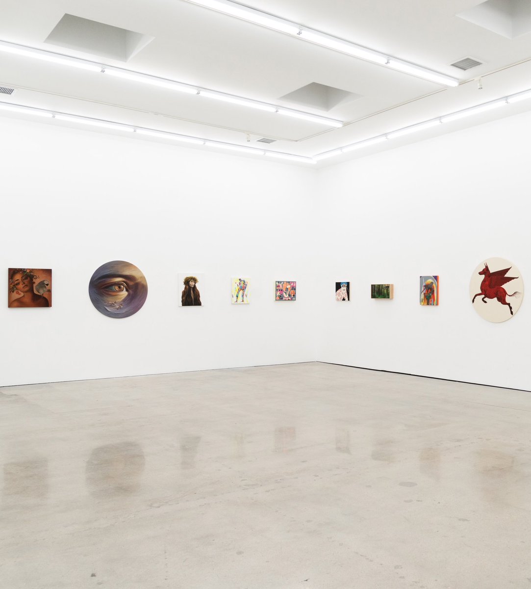 Sharing some shots from the <a href="/SupersonicArt/">Supersonic Art</a> exhibition opening in Los Angeles 🤍 So honored to have my work on display with many artists I love. If you’re in LA, do come by the gallery to see everyone’s work in person! 

#artexhibition #artistsontwitter #exhibition #gallery #art