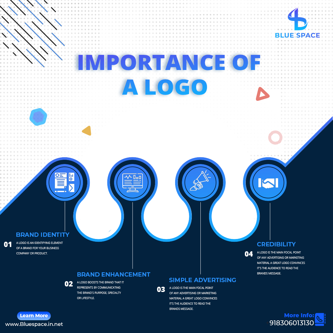 IMPORTANCE OF A LOGO
1. BRAND IDENTITY
2. BRAND ENHANCEMENT
3. SIMPLE ADVERTISING
4. CREDIBILITY
#logodesigner #logodesigners #logodesigning #logodesignservices #logomarketing #logoinspiration #digitalmarketing #digitalmarketingagency #brand #socialmediamarketing #logobrand