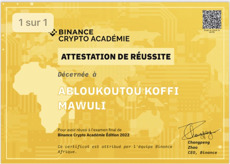 maxablou's tweet photo. Merci à toute l’équipe de @binanceafrique  #BinanceAfrique #BinanceCryptoAcadémie https://t.co/JK5r6OUAcO