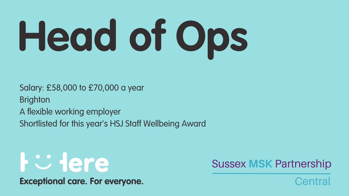 care_unbound's tweet photo. We are looking for a Head of Operations to join our senior leadership team across this well-established and innovative partnership.

#headofops #nhsjobs #brightonjobs #socent
https://t.co/PusDCYhe4I https://t.co/z9YYrxnH7R