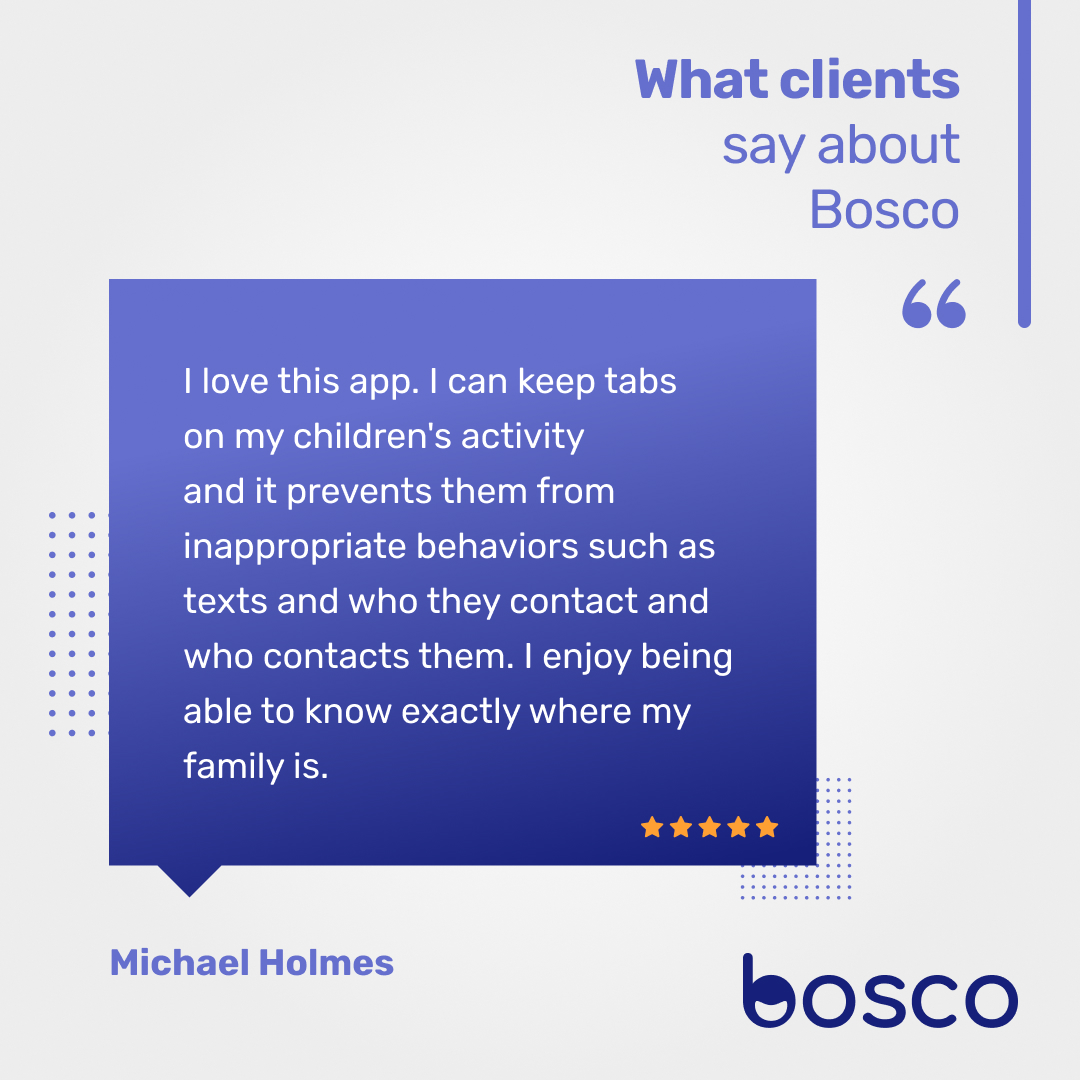 boscoapp's tweet photo. Thank you for your kind words. As parents ourselves, we understand the importance of monitoring your child’s online activity.
Bosco today > https://t.co/F1FGoXvHIk
#Bosco #BoscoApp #SmartParenting #KeepingKidsSafe #ProtectingKids https://t.co/OxQW2iTQoy