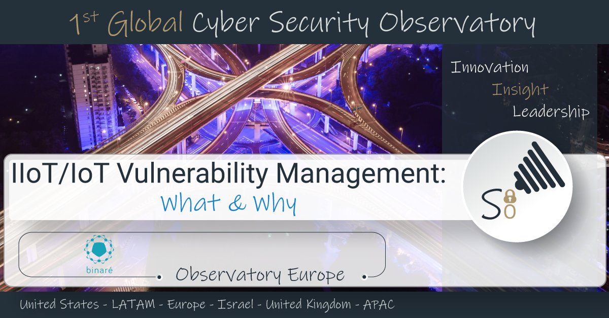 IIoT/IoT Vulnerability Management: What &amp; Why
cyberstartupobservatory.com/iiot-iot-vulne…
<a href="/binareio/">🚀binare.io - IoT pentester's must-have tech🌟</a>
For more cyber security resources:
cyberstartupobservatory.com/cyber-startup-…
#CyberSecurity #InfoSec #InformationSecurity