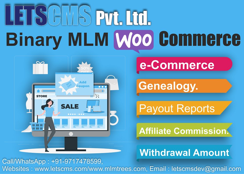 letscms's tweet photo. Binary MLM WooCommerce, Free Demo Software for Network Marketing Business Cheapest Price Malaysia
https://t.co/GYaozdkfhl
Binary Multi Level Marketing Plan for #WooCommerce, #Affiliate #Commission, #eCommerce, #Direct Selling, #repurchase_Plan
#Binarymlmplan #binarymlmecommerce https://t.co/vgIoboWCsd