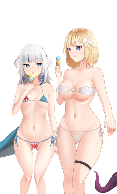 amesame Summer#gawrt #ameliaRT #amesame 