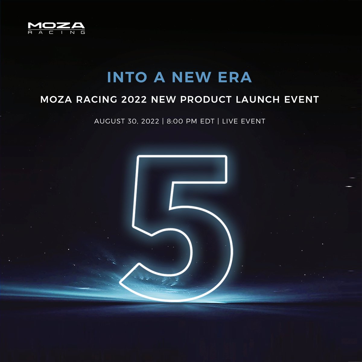 moza_racing's tweet photo. New MOZA RACING Gears coming soon!  

5 DAYS countdown to the official launch conference. Stay tuned for more info! 

Actually, the "5" has THREE layers of meanings, guess what it also means 😉 

#mozaracing #launchconference #newproduct #simracing #iracing #racecars #racewheels https://t.co/SOFaSGKzZ1