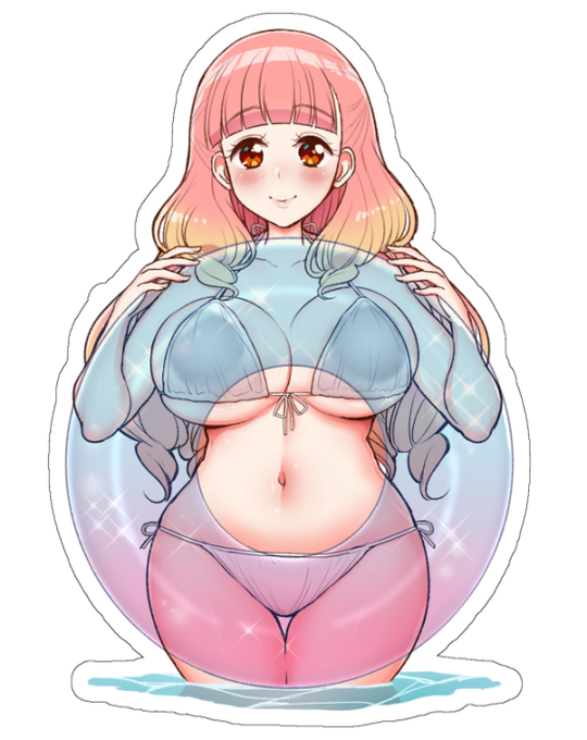 #アイカツスケスケシール合同
ちゅーわけで、スケスケが売りのシール合同にまた性懲りもなくパイのおっきいビキニあいねちゃん描いてます。

↓下記ページよりシールはご購入いただけます。よろしくね!
https://t.co/yrUPyFDgyE 