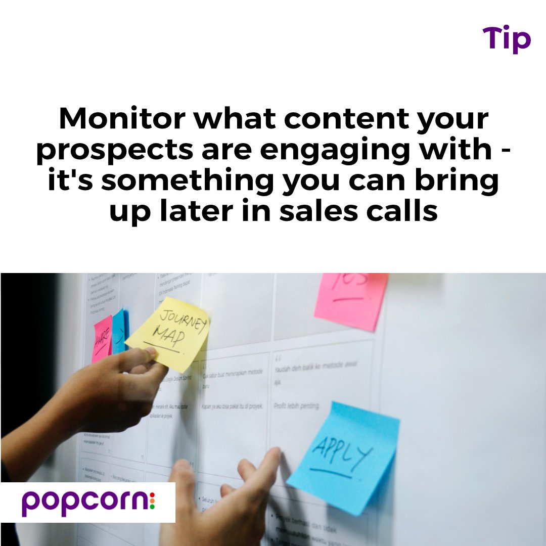 Understanding your prospects = boosting your #ProspectConversion rate

Keep an eye on what they’re engaging with so you can send them the messaging they need 📈 

#popcorncrm #leadmanagement #leadgeneration #crmsoftware #smallbusiness