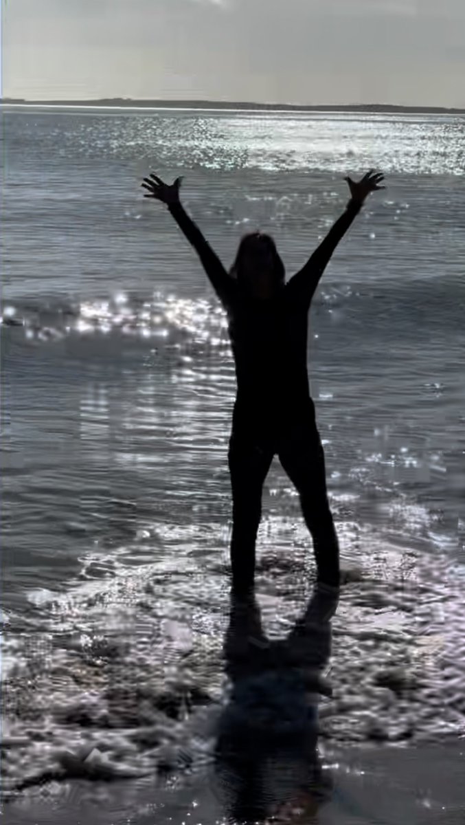 Just a dip and a few strokes but I did it! Swimming in the North Sea….
#selkie #grateful